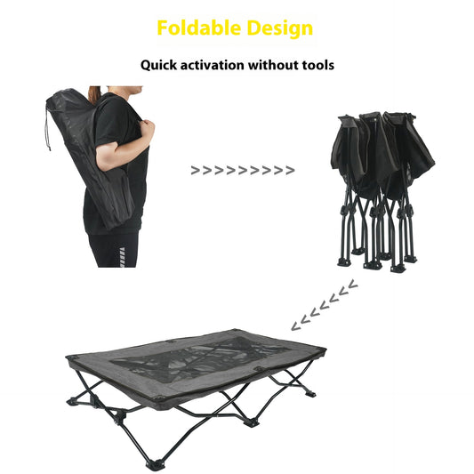 Letto Rialzato Pieghevole per Cani di Taglia Grande